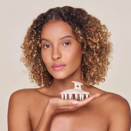 Scalp Massager Hair Growth Silicone Scalp Scrubber by  Hair Care Head Massager Silicone Brush & Hair Oil Applicator for Hair Products