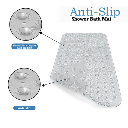 Amere Non Slip Rectangle Shower Bath Tub Mat
