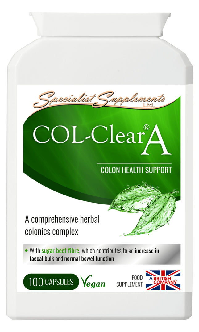 Col-Clear a X 100 Veg-Capsules; Colon Health Support; Specialist Supplements