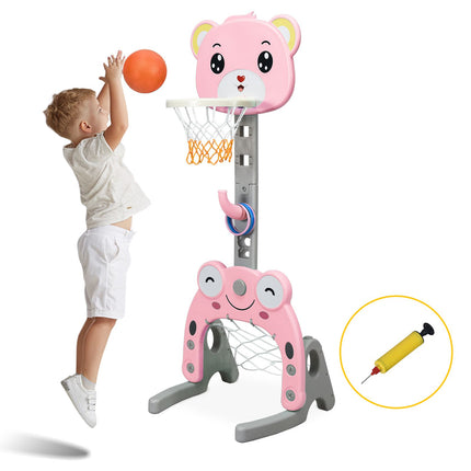 3 in 1 Kids Basketball Hoop and Stand Set for Kids