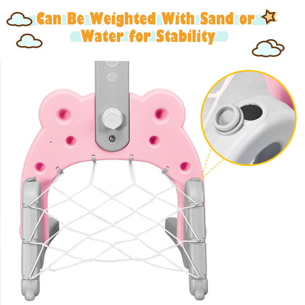 3 in 1 Kids Basketball Hoop and Stand Set for Kids