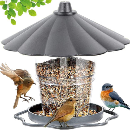 WLLKOO Bird Feeder, Bird Feeders for outside Outdoors Hanging, Birds Feeder With