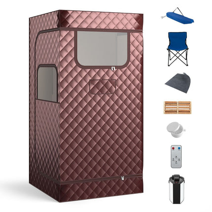 Portable Steam Sauna for Home with 3L Steam Generator