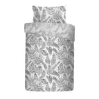 Green/White / Single Duvet Cover + 1 Standard Pillowcase