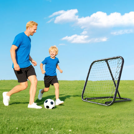 Adjustable Rebounder Net Goal Training Set for Football, Baseball, Basketball