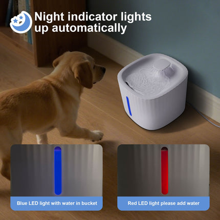 3L Cat Water Fountain Electric Pet Dog Drinking Bowl USB Automatic Dispenser