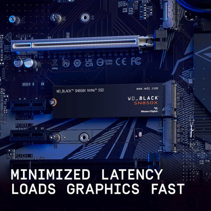 Wd_Black SN850X 1TB M.2 2280 Pcie Gen4 Nvme Gaming SSD up to 7300 Mb/S Read Spe