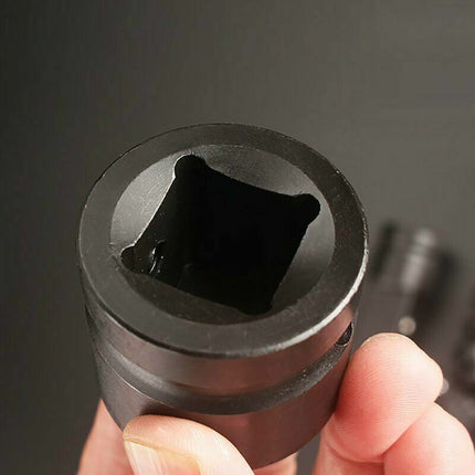 Impact Socket Adaptor Set 8Pc 1/4In to 1In Drop Forged Crv Phosphate Case Tool