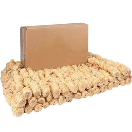 400PC ECO FRIENDLY WOOD WOOL FIRELIGHTERS NATURAL FLAME FIRE STARTERS ODOURLESS