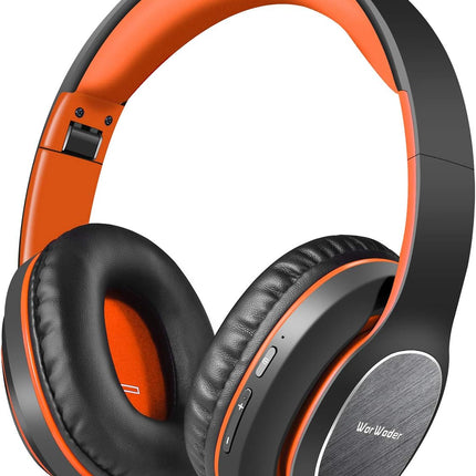Worwoder Wireless Headphones over Ear, 80 Hours Playtime Bluetooth Headphones, H
