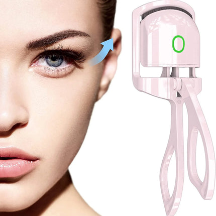 Ultraglow Electric Eyelash Curler Long-Lasting Curl for Perfectly Defined Lashes Your Professional Makeup Essential Eyelash Curlers Kit Lightweight Plastic Cosmetic Pack