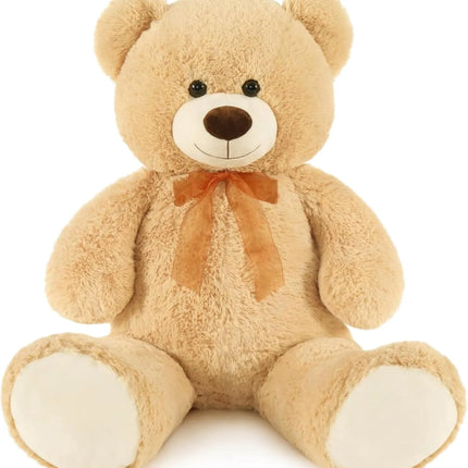 Giant Teddy Bear Stuffed Animal 3Ft,36'' Big Bear for Kid,Large Stuffed Bear for Baby Shower, Teddy Bear for Girlfriend Boyfriend Wife Mom Fiancée Valentine'S Birthday, Tan