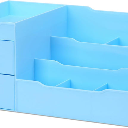 UNCLUTTERED DESIGNS Makeup Organizer with Drawers — Modern Countertop Storage Fo