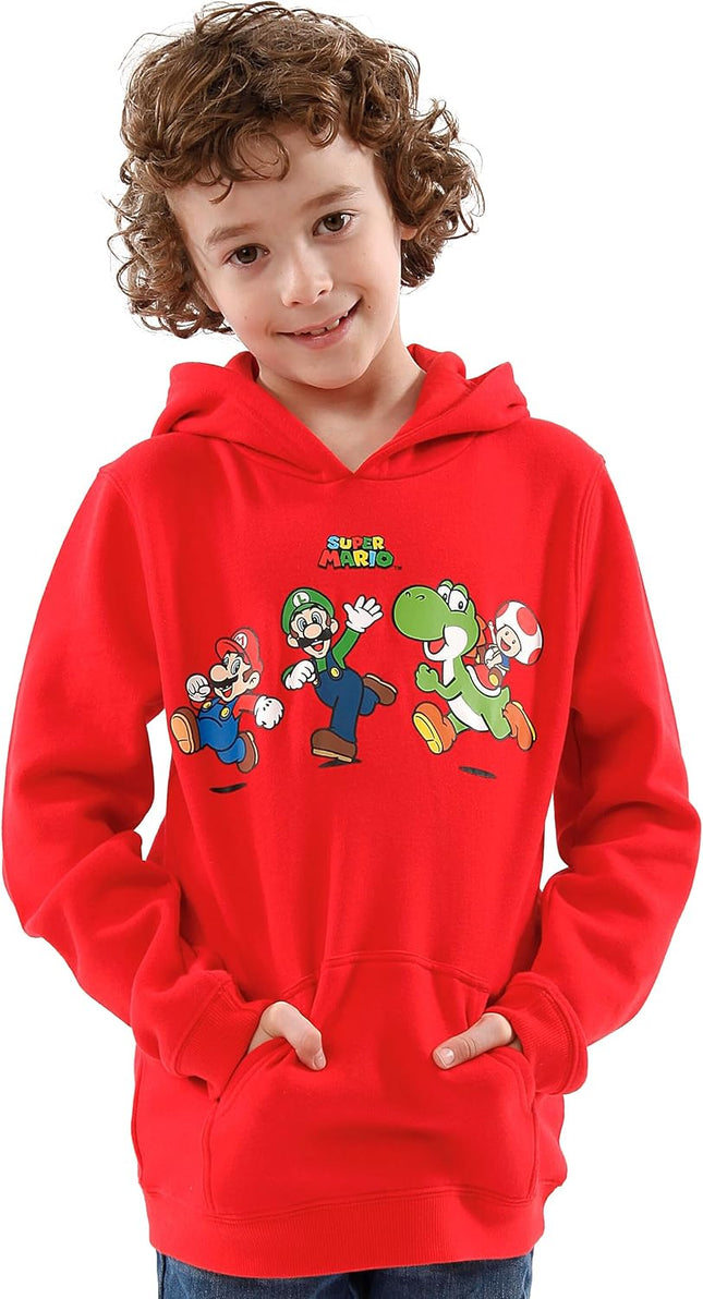 Boys' Mario & Luigi Hoodie | Ages 3 to 13 Years