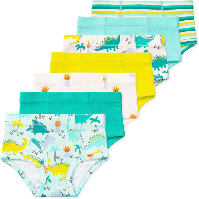 | Nolan Boy Boxer Brief Underwear | 100% Organic Cotton | 7-Pack