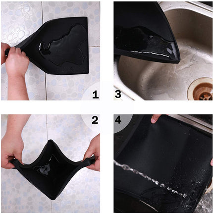 Large Pet Puppy Silicone Waterproof Feeding Food Mat Dog Non Slip Bowl Placemat