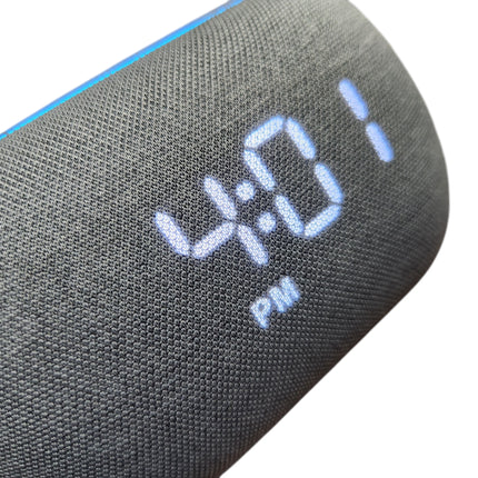 Music Clock Bar Bedside Alarm Clock 7 Night Light Bluetooth Speaker White Noise