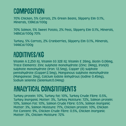 Scrumbles Natural Wet Dog Food Multipack, 6X 395G Variety Pack