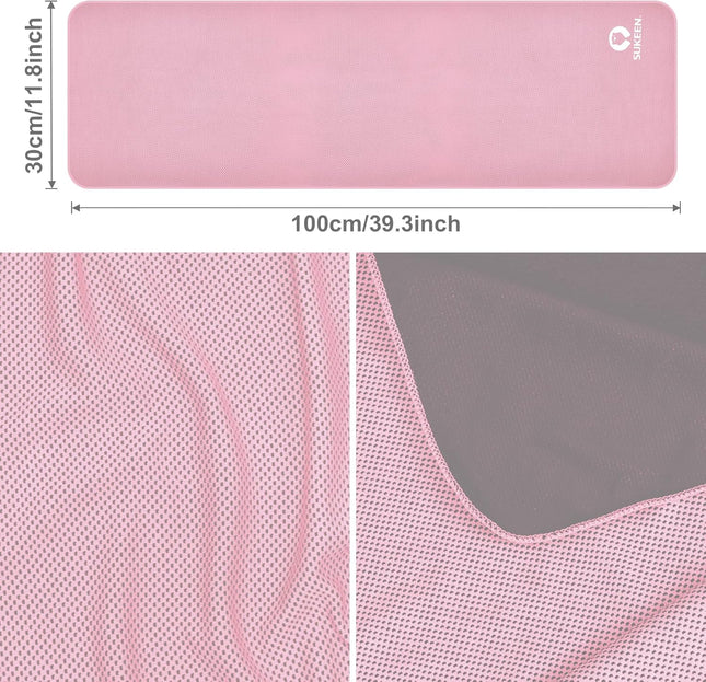 Sukeen Cooling Towel Ice Towel 4Pack (100 X 30Cm), Cooling Towel Quick Dry Fitne