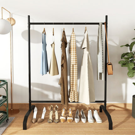 Heavy-Duty Metal Clothes Rack for Display and Storage