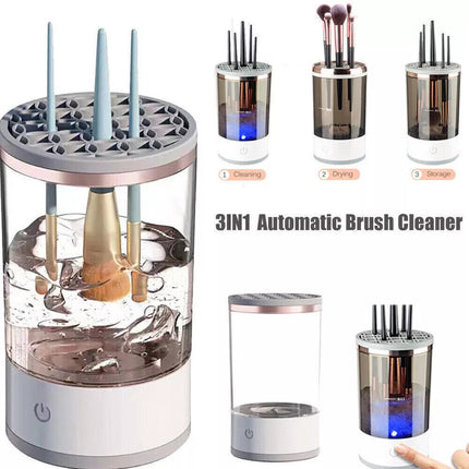 Electric Makeup Brush Cleaner Machine Portable Automatic USB Brush Cleaning Tool
