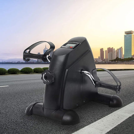 Mini Exercise Bike Pedal Exerciser Arm Leg Cycle Machine Adjustable Resistance