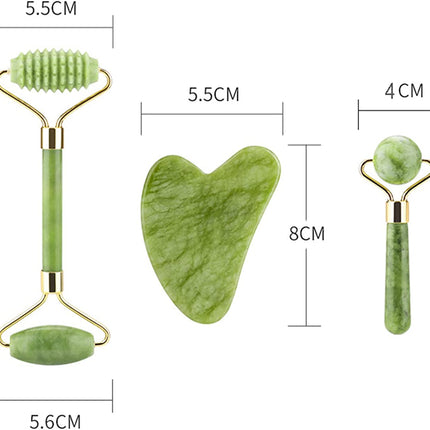 Lamkrtlp Jade Roller & Gua Sha, Face Roller, Facial Beauty Roller Skin Care Tool