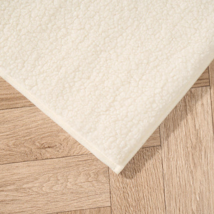 Boucle Fleece Rug Living Room Soft Carpet Floor Non Slip Modern Bedroom Area Mat