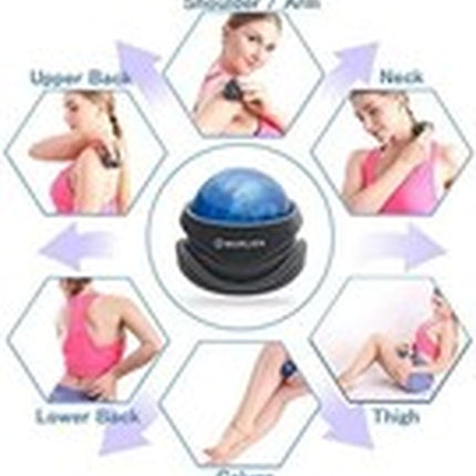 MURLIEN Massage Roller Ball, Tight and Sore Muscles Relief, Manual Massager, Al