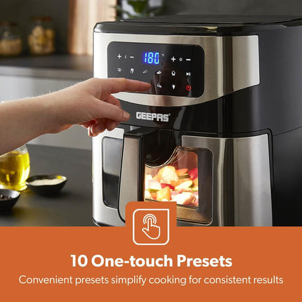 Air Fryer Vortex Rapid Healthy Cooker Digital Display 9.2L Kitchen Oven 5-In-1
