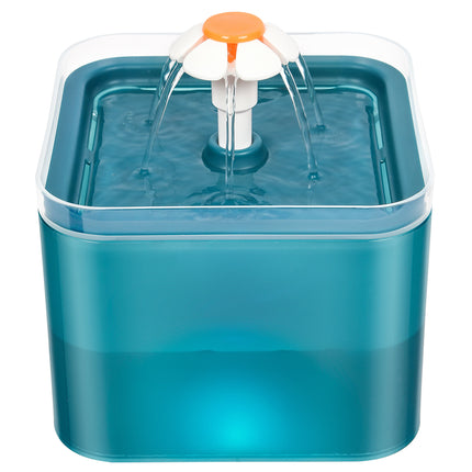 Cat Water Fountain 2L for Pet Dog LED Drinking Water Bowl Automatic Dispenser UK