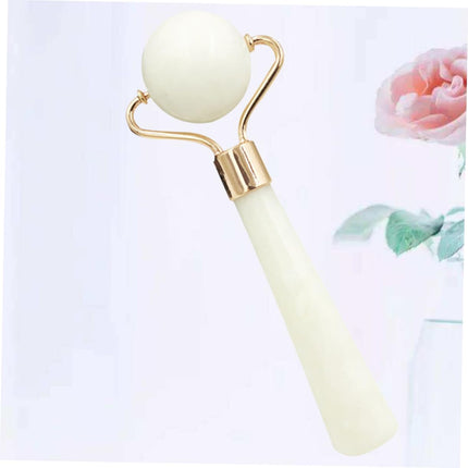 Jade Roller Face Massage Tool for Women Natural Xiuyan Jade Skin Care Massager Slimming and Anti-Aging Facial Massage Roller Random Color