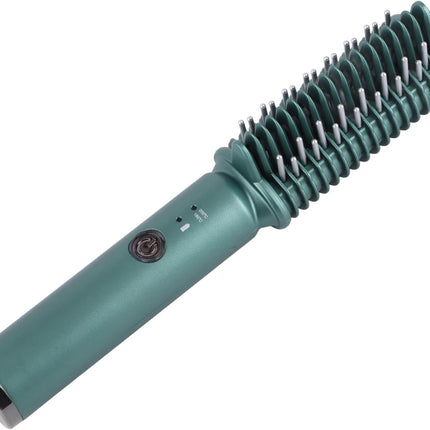 Hair Straightening Brush, Portable Cordless Straightening Comb Evenly Quickly Heating anti Scald USB Rechargeable Hair Styling Tool, Perfect for Home, Travel, Salon Use