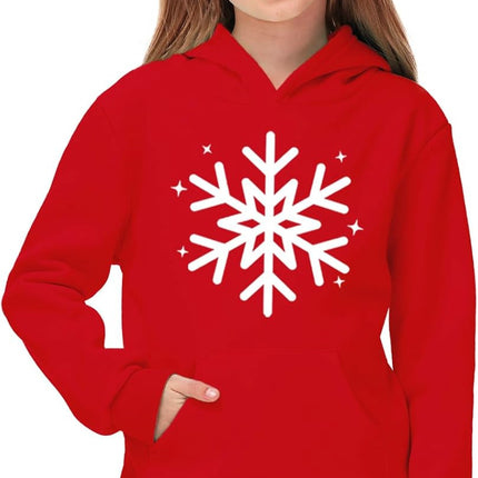 Unisex Kids Fleece Hoodie with Kangaroo Pocket Sweatshirt for Boy Girl 5-14 Years