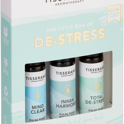 Aromatherapy - the Little Box of De-Stress - Mind Clear, Inner Harmony, Total De-Stress - 100% Natural Pure Essential Oils - 3X10Ml