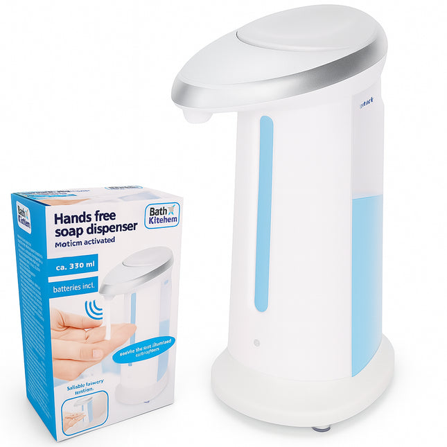 330Ml Touchless Automatic Soap Dispenser Hands Free Liquid Sanitiser IR Sensor