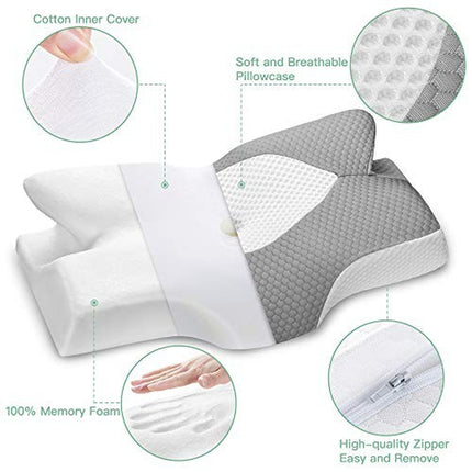 Cervical Memory Foam Pillow for Neck Pain Orthopedic Neck Pillow