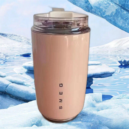 Smeg Coffee Mug Stainless Steel Travel Water Bottle Insulated Cup 8 Colors 240Ml