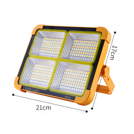 1500W USB Rechargeable LED Work Light Solar Cordless Portable Floodlight Camping
