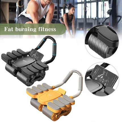 Healthy Belly Wheel Foul Wheel Abdominal Muscles Trainer Home Exercise Equipment