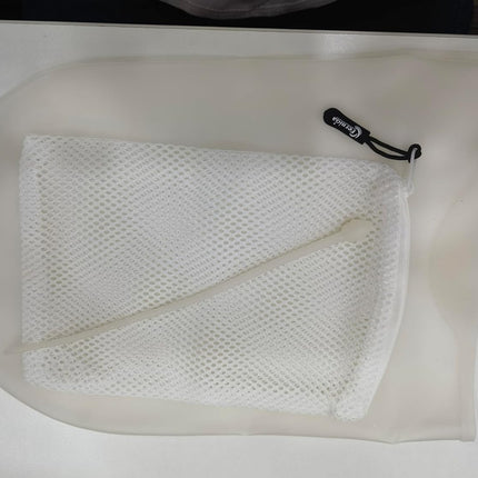 Makeup Brush Cleaner, Silicone Makeup Sponge Cleaning Bag with Mesh Laundry Bags to Effectively Clean and Dry Makeup Sponge, Powder Puff, Brush