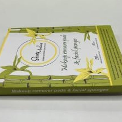 Reusable Makeup Remover Pads,  20Pcs Reusable Cotton Pads with 10 Facial Sponges Cleansing, Natural Bamboo Cotton Rounds 2-Layers Washable Face Cotton Pads with Laundry Bag