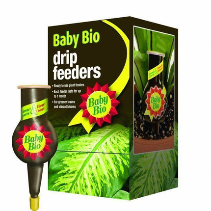 8 Baby Bio Original Drip Feeder Feed Food Fertiliser 40Ml Flowers Plant Indoor
