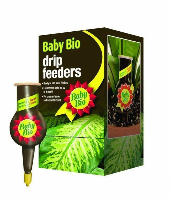 8 Baby Bio Original Drip Feeder Feed Food Fertiliser 40Ml Flowers Plant Indoor