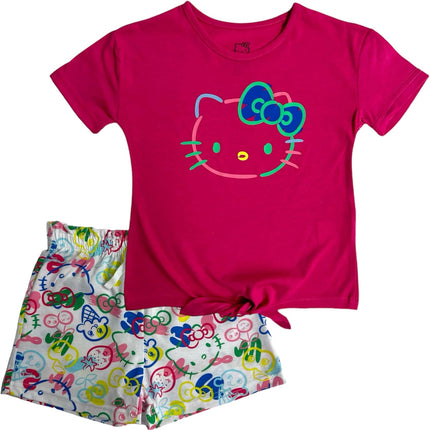 Girls Tshirt and Short Set