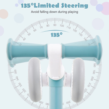 Baby Balance Bike Toddler Walker Training Bicycle with Adjustable Seat