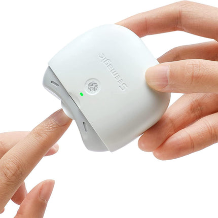 Electric Nail Clippers, Trimming and Polishing 2 in 1, Led Lighting, Electric Nail Trimmer with Storage Box, 40 Decibels Silent, Automatic Nail Clippers for Adults, Elderly People, Children