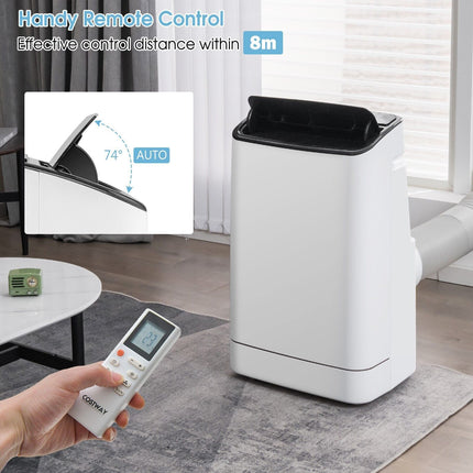 18000 BTU 4-In-1 Portable Air Conditioner with Remote Control