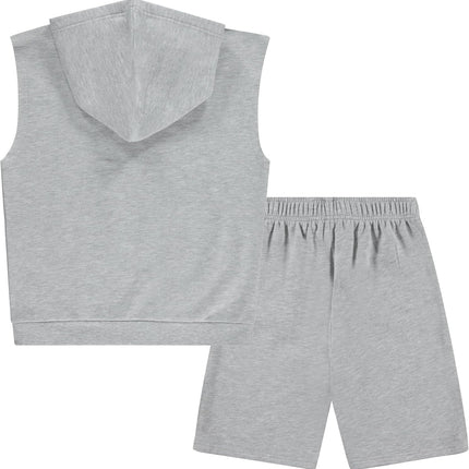 Boys Pickachu Hooded Muscle T- Shirt and Shorts Clothing Set- Little and Big Boys Sizes 4-20