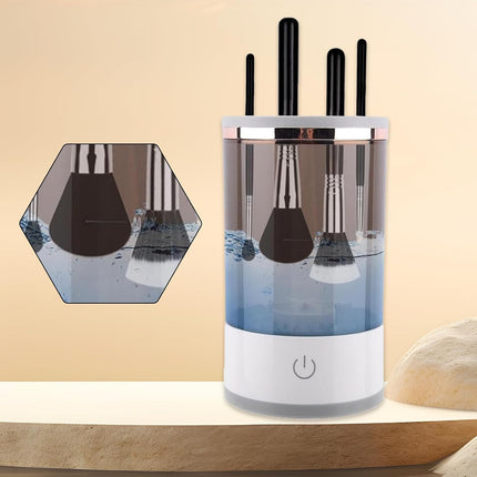 Electric Makeup Brush Cleaner, Automatic Cleaning and Drying Tool for All Size Beauty Brushes